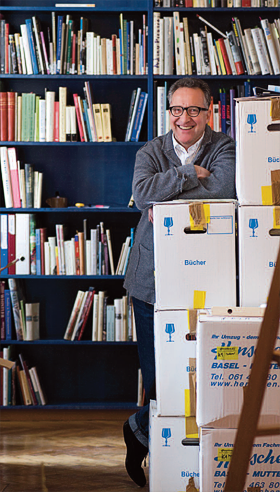 Piet Meyer in seinem Wiener Verlagsbüro